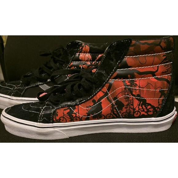 Mens 9.5 / 11 Womens Vans Shoes Stranger Things Limited Edition Hi-Top Collab